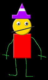 Cone Head as he appears on the death screen